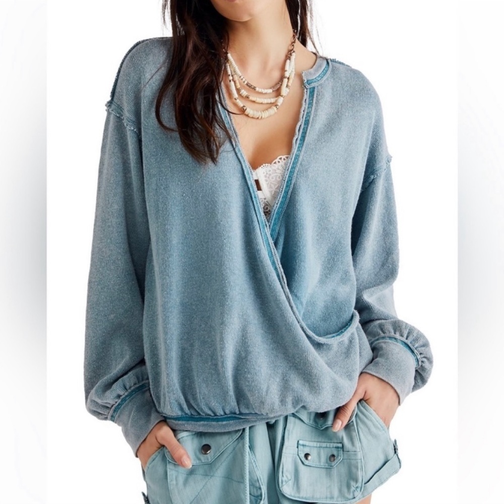 Free People Anyway Tee Deep Teal